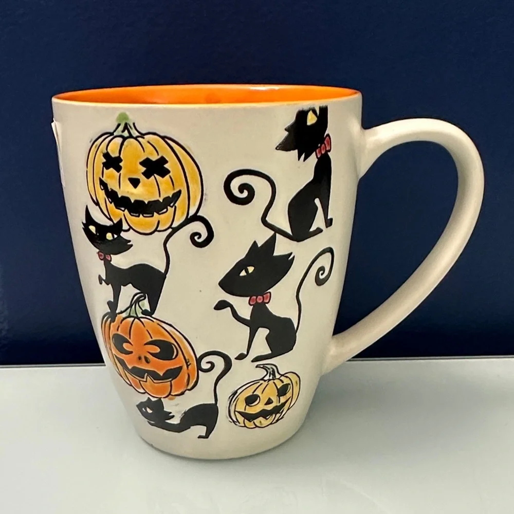 NWT Spectrum Designz Halloween Cat Mug